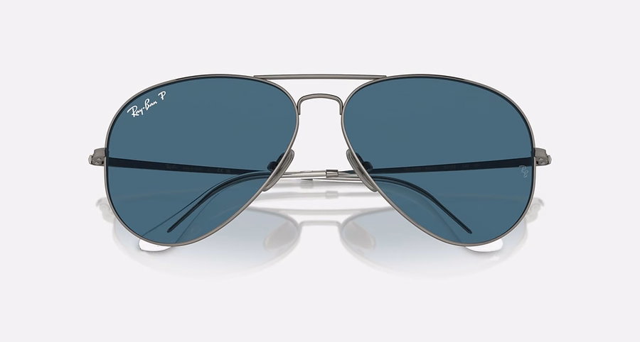 AVIATOR TITANIUM GEPOLARISEERDE+ LENZEN